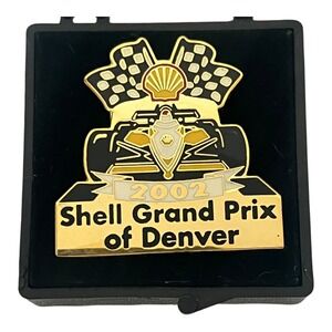 2002 Shell Grand Prix of Denver Racing Pin Vintage Limited Edition Collectible